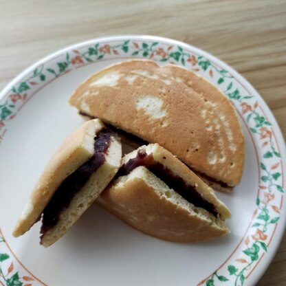 最後の１枚だけ焼き目が失敗しました!!油断しました笑
でもお手軽で美味しいです♪